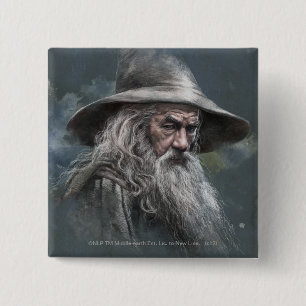 Gandalf Illustration Button