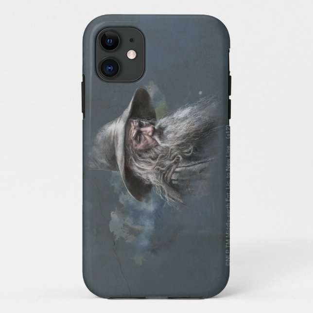 Gandalf Illustration Case-Mate iPhone Hülle (Rückseite)
