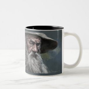 Gandalf Illustration Zweifarbige Tasse