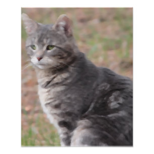 Gandalf im Öl Fotodruck