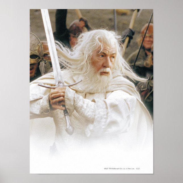 GANDALF™ Kampf mit Schwert Poster (Vorne)