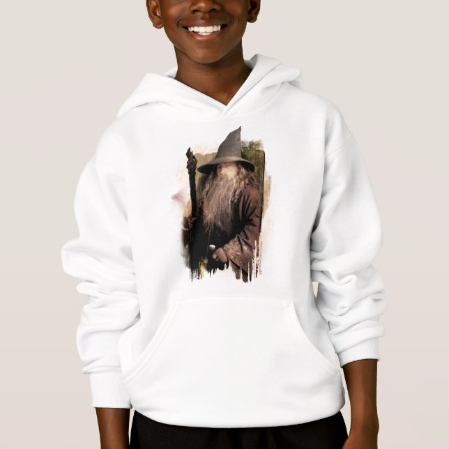 Gandalf mit Mitarbeitern Hoodie (Vorderseite)