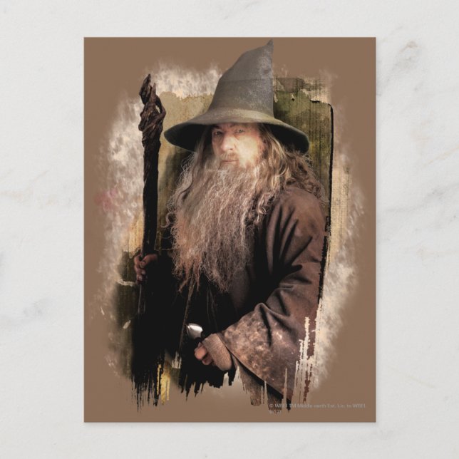 Gandalf mit Mitarbeitern Postkarte (Vorderseite)