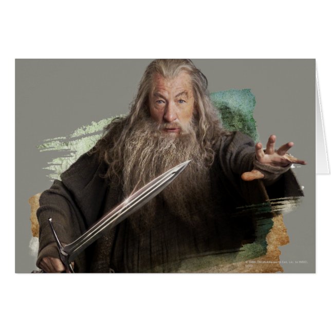 Gandalf mit Schwert (Vorderseite (Horizontal))