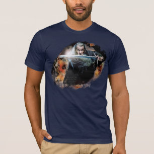 Gandalf mit Schwert in der Schlacht T-Shirt