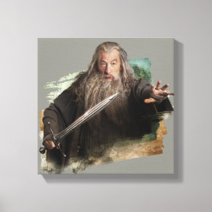 Gandalf mit Schwert Leinwanddruck