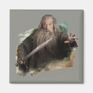 Gandalf mit Schwert Magnet