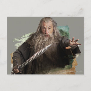Gandalf mit Schwert Postkarte