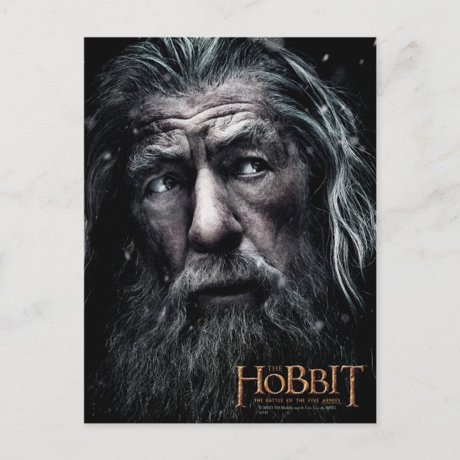 Gandalf Nah hoch Postkarte (Vorderseite)