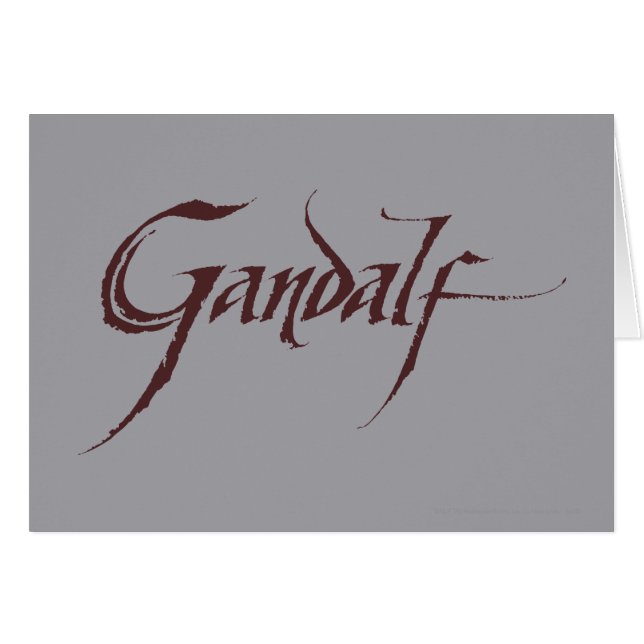 Gandalf Name Solid (Vorderseite (Horizontal))