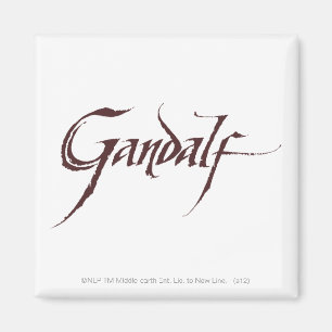 Gandalf Name Solid Magnet