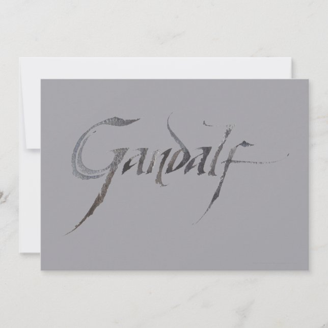 Gandalf Name Textured (Vorderseite)