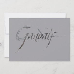 Gandalf Name Textured