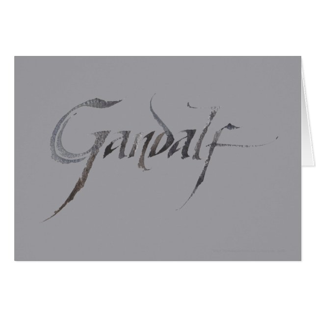 Gandalf Name Textured (Vorderseite (Horizontal))