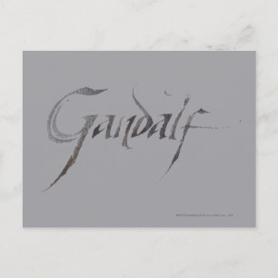 Gandalf Name Textured Postkarte