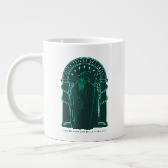 GANDALF™ "Speak Friend And Enter" Doors of Durin Jumbo-Tasse (Links)