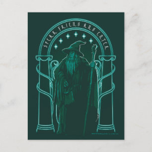 GANDALF™ "Sprich Freund und tritt ein" Türen von D Postkarte