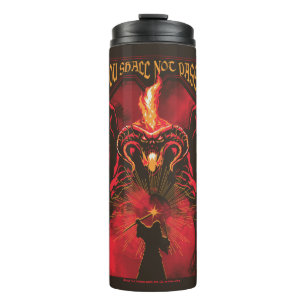 GANDALF™ Vs Balrog "Du sollst nicht passieren" Gra Thermosbecher