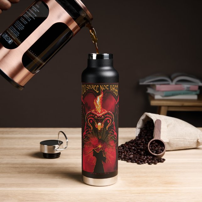 GANDALF™ Vs Balrog "You Shall Not Pass" Graphic Trinkflasche (Kaffee)