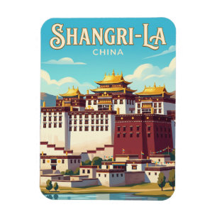 Ganden Sumtseling Kloster China Magnet