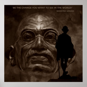 GANDHI - change... Poster