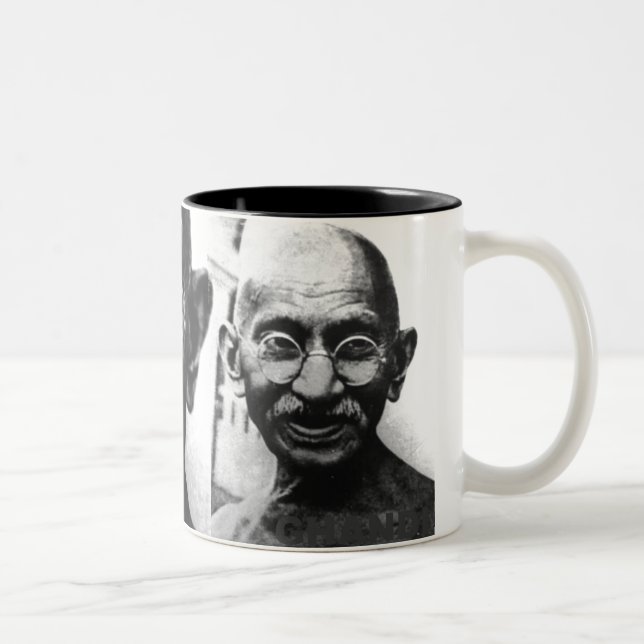 GANDHI, GANDHI ZWEIFARBIGE TASSE (Rechts)