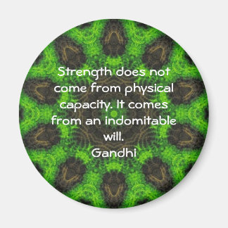 Gandhi Inspirational Motivierend Quotation Magnet