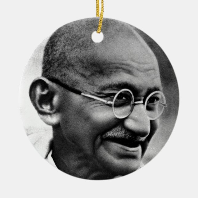 GANDHI KERAMIKORNAMENT (Vorne)