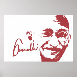 Gandhi Plakat