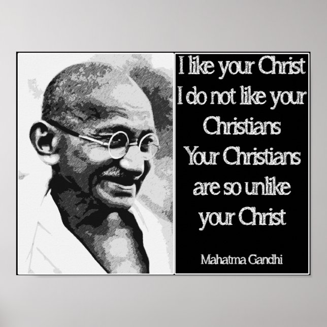 Gandhi Poster (Vorne)