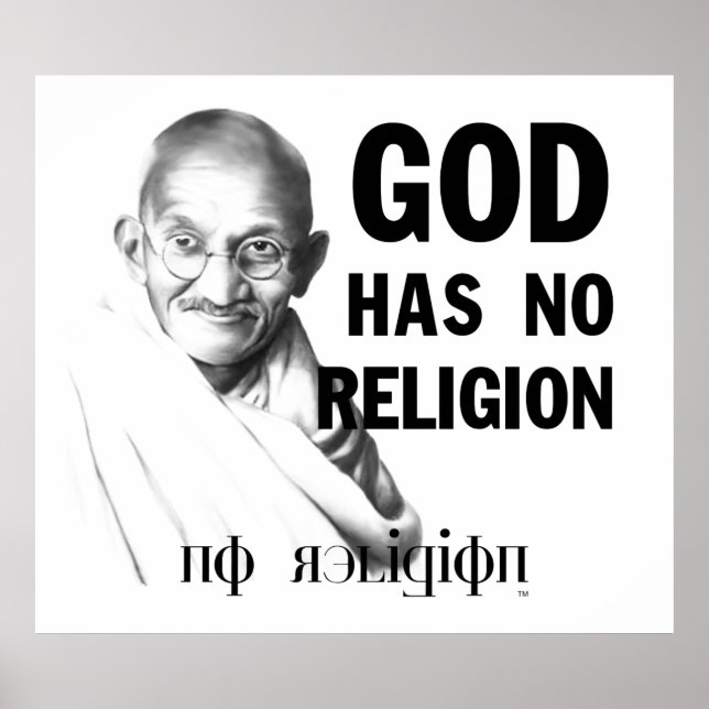 Gandhi Poster (Vorne)