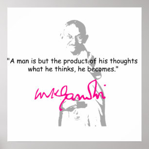 Gandhi-Poster Poster