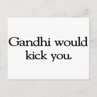 Gandhi Postkarte