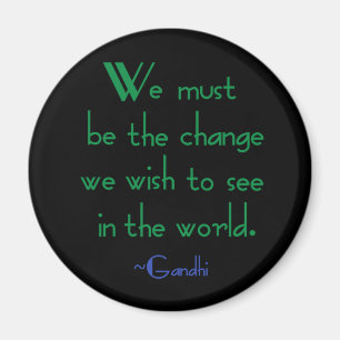 Gandhi Quote Magnet