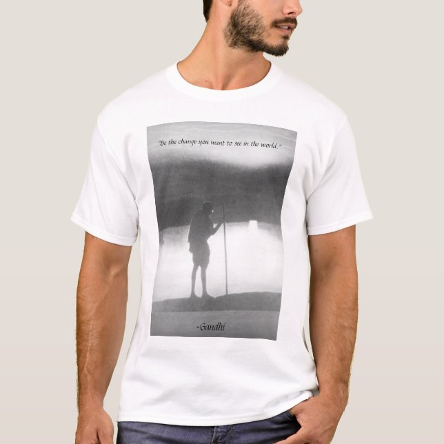 Gandhi T-Shirt (Vorderseite)
