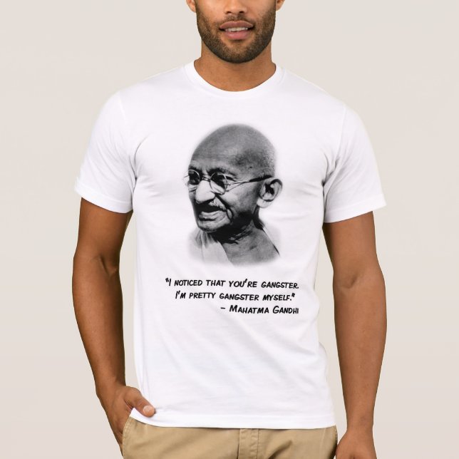Gandhi T-Shirt (Vorderseite)