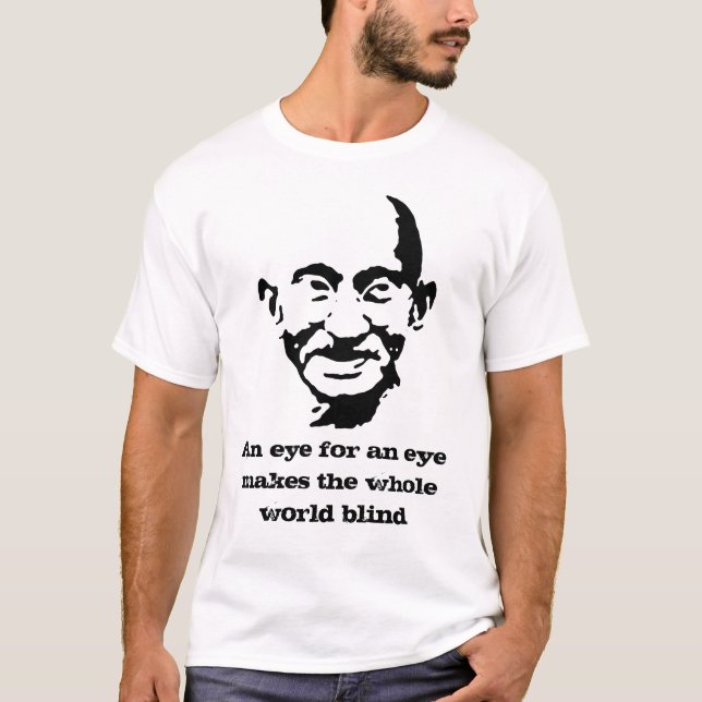 gandhi T-Stück T-Shirt (Vorderseite)