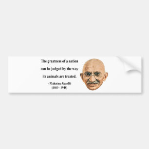 Gandhi Zitat 2b Autoaufkleber