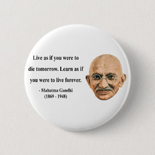 Gandhi Zitat 4b Button