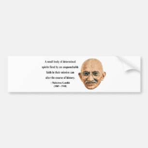 Gandhi Zitat 6b Autoaufkleber