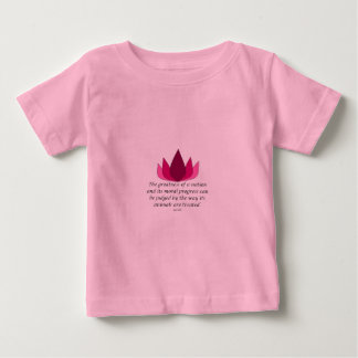 Gandhi Zitat Baby T-shirt