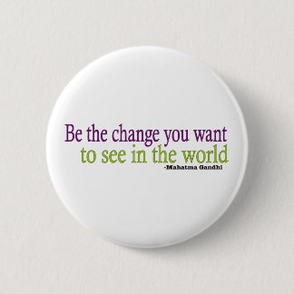 Gandhi Zitat Button
