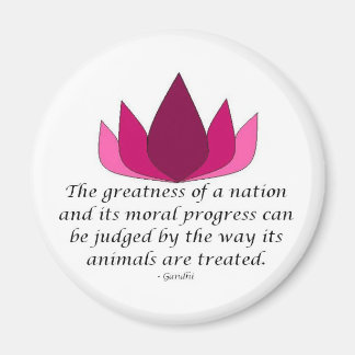 Gandhi Zitat Magnet
