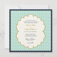 Ganesh Aqua & Gold Indian Wedding