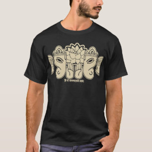 Ganesh Beschwörungsformel-T-Shirt T-Shirt