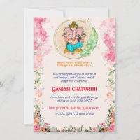 Ganesh Chaturthi Floral Colorful