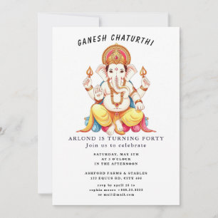 ganesh chaturthi Geburtstagseinladung Einladung
