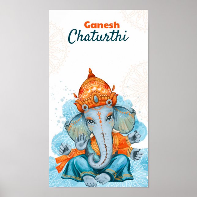Ganesh Chaturthi Poster (Vorne)