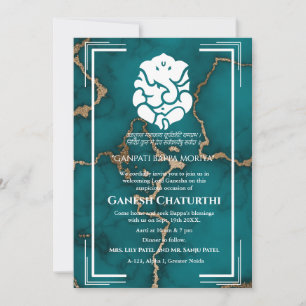 Ganesh Chaturthi Puja Einladung