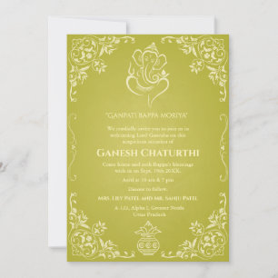 Ganesh Chaturthi Puja Einladung